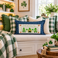 PANEL ONLY: RECTANGLE Holiday Spring, St. Patrick's Day, March 17th Leprechaun, Horse Shoe, Green, Irish, ST. PATTY'S GNOMES
