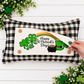 PANEL ONLY: RECTANGLE Holiday Spring, St. Patrick's Day, March 17th Leprechaun, Horse Shoe, Green, Irish, ST. PATTY'S TRIO