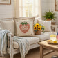 PANEL ONLY: SQUARE Spring, Summer, Garden Lover, Plants, Flowers; Life is Sweet STRAWBERRY ICE CREAM