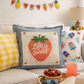 NEW! SQUARE SUMMER/FALL BUNDLE:  3 seasons +TAN POLKA DOT pillow: STRAWBERRY ICE CREAM, LAND THAT I LOVE, PUMPKIN PATCH, CUSTOM PANEL