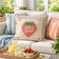 NEW! SQUARE SUMMER/FALL BUNDLE:  3 seasons +TAN POLKA DOT pillow: STRAWBERRY ICE CREAM, LAND THAT I LOVE, PUMPKIN PATCH, CUSTOM PANEL