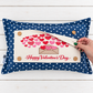 PANEL ONLY:  RECTANGLE Holiday Panel: Valentines, Winter, Love, Hugs, Kisses, Passion, Red, Wife Husband, Boyfriend, Girlfriend, Spouse, Kids, Vintage, Farmhouse, Heart; V-DAY ENVELOPE