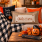 GLITTER PANEL ONLY: RECTANGLE Seasonal Panel: Fall, Autumn, House Warming, Host, Halloween, Thanksgiving; WELCOME PUMPKIN