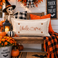 GLITTER PANEL ONLY: RECTANGLE Seasonal Panel: Fall, Autumn, House Warming, Host, Halloween, Thanksgiving; WELCOME PUMPKIN