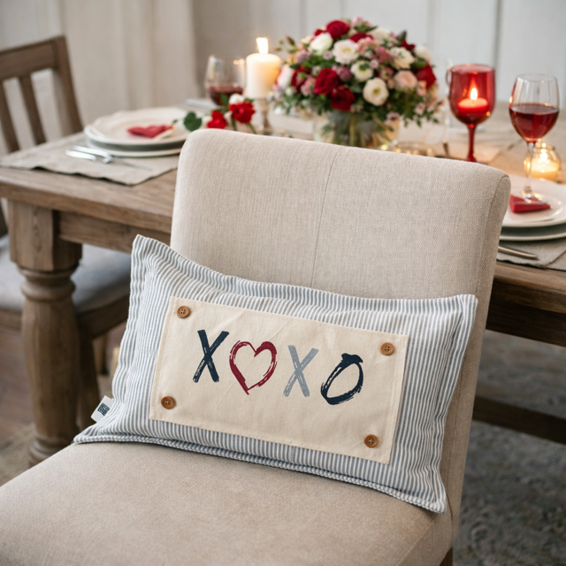 PANEL ONLY:  RECTANGLE 
Holiday Panel: Valentines, Winter, Love, Hugs, Kisses, Passion, Red, Wife Husband, Boyfriend, Girlfriend, Spouse, Kids, Vintage, Farmhouse, Heart; XOXO