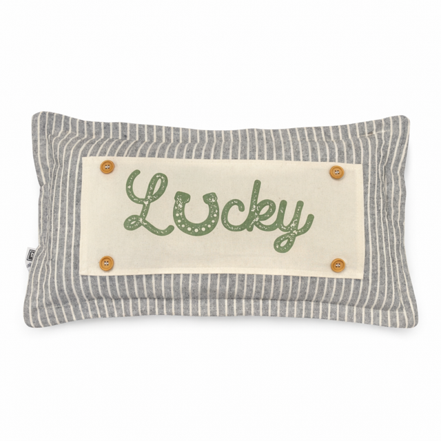 PANEL ONLY: RECTANGLE Holiday Spring, St. Patrick's Day, Leprechaun, Horse Shoe, Green, Irish, March 17th; LUCKY