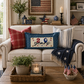 LIMITED TIME!!  250 YEARS GLITTER PANEL ONLY: RECTANGLE Summer BBQ American America Flag Old Glory Sparkly 250 YEARS