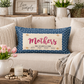 GLITTER CUSTOM PANEL ONLY: RECTANGLE Spring, Gift; Mom Her MOTHER'S DAY MAKE THE WORLD GO ROUND WITH BIRTH YEARS
