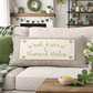 GLITTER PANEL ONLY: RECTANGLE Irish Kisses & Shamrock Wishes; Spring St. Saint Patrick's Day, GOLD CLOVER IRISH KISSES