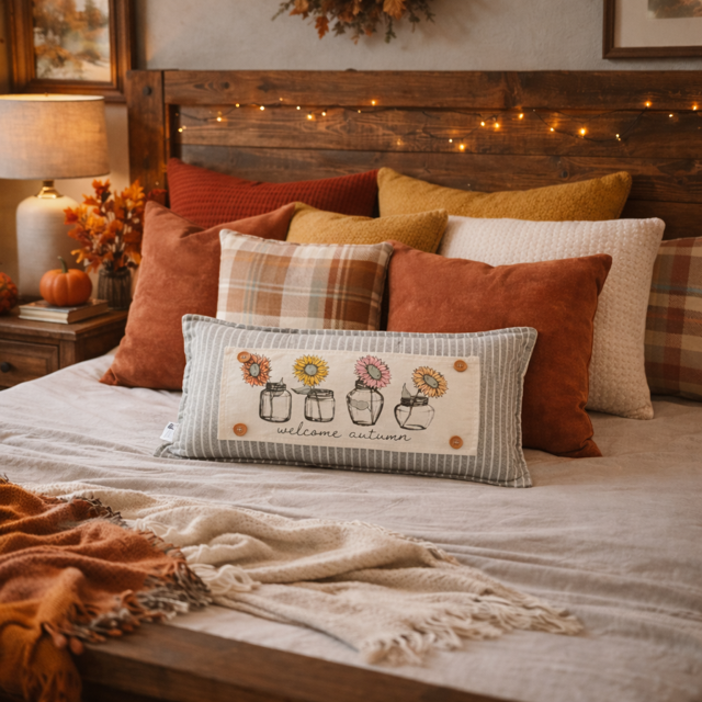 PANEL ONLY: RECTANGLE Autumn , Fall; SUNFLOWERS