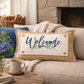 NEW! RECTANGLE SUMMER/FALL BUNDLE:  3 seasons + BURLAP pillow:  LIFE IS SWEET, BARN QUILT, NEW WELCOME