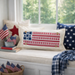 NEW! RECTANGLE SUMMER/FALL BUNDLE:  3 seasons + BURLAP pillow:  LIFE IS SWEET, BARN QUILT, NEW WELCOME
