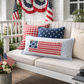 NEW! RECTANGLE SUMMER/FALL BUNDLE:  3 seasons + BURLAP pillow:  LIFE IS SWEET, BARN QUILT, NEW WELCOME