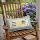 PANEL ONLY: RECTANGLE Boho Beehive Happy Mother's Day Summer, Spring; 1 BEE HOME SWEET HIVE
