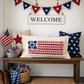 NEW! RECTANGLE SUMMER/FALL BUNDLE:  3 seasons + BURLAP pillow:  LIFE IS SWEET, BARN QUILT, NEW WELCOME