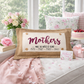 GLITTER CUSTOM PANEL ONLY: RECTANGLE Spring, Gift; Mom Her MOTHER'S DAY MAKE THE WORLD GO ROUND WITH BIRTH YEARS