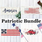 BUNDLE DEAL: Patriotic Bundle (4 pack) SAVE!!!:AMERICA 1776 / QUILTED BARN FLAG / OLD GLORY FLAG / FIREWORKS TRUCK