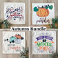 4 PANELS ONLY: SQUARE Autumn Bundle SAVE!!!: SPACIOUS SKIES, HELLO PUMPKIN, MEET ME IN THE PUMPKIN PATCH, HOCUS POCUS
