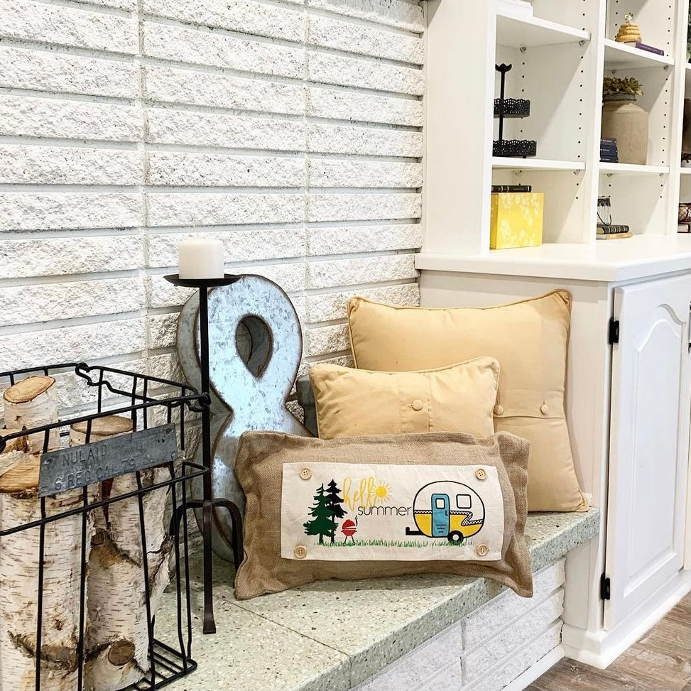 4 PANELS ONLY BUNDLE: RECTANGLE Summer Adventure Bundle SAVE!!!:WELCOME, SUMMER CAMPER, HOME SWEET HIVE, BARN QUILT FLAG