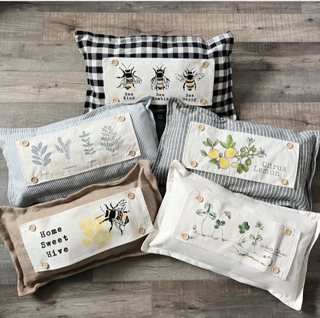 4 PANELS ONLY: RECTANGLE SAVE!!!: WHITE CLOVER / LEMONS / THREE BEES / HE IS RISEN