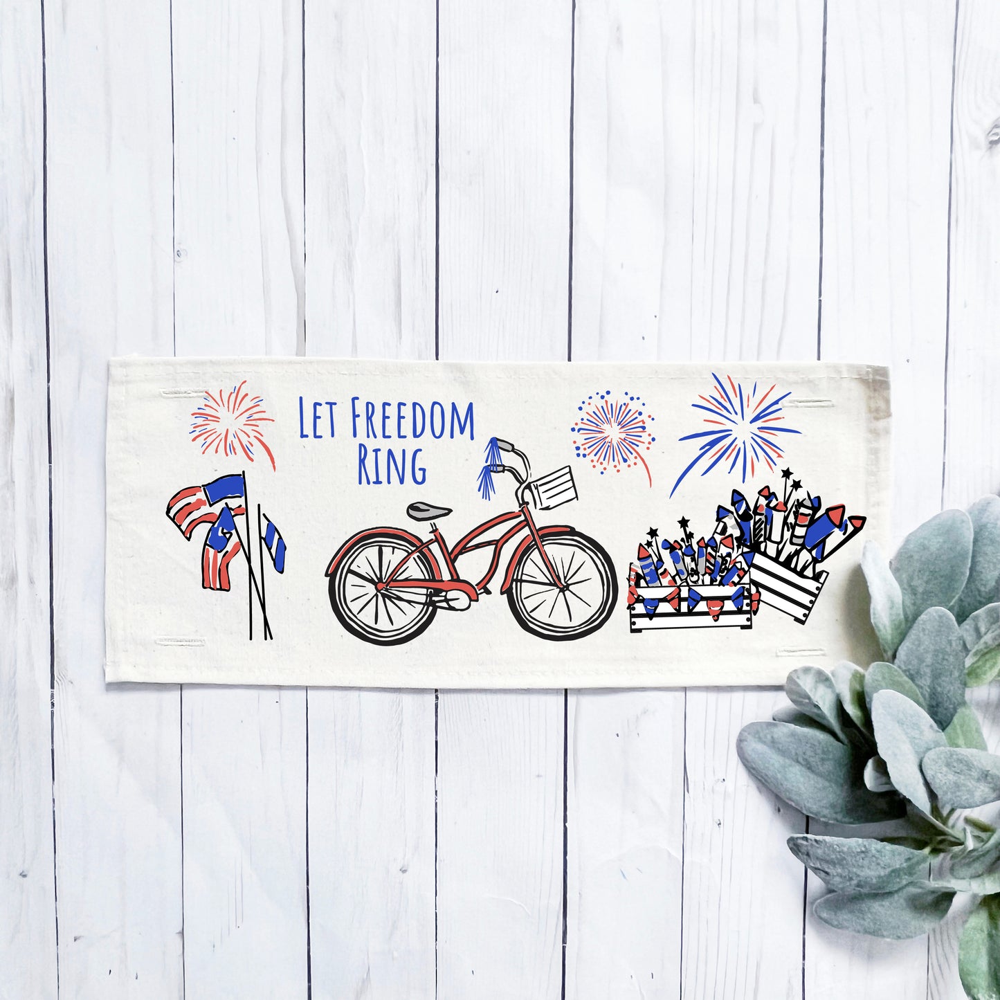 Holiday Panel: Summer; Fireworks Bike 4th of July American Get5