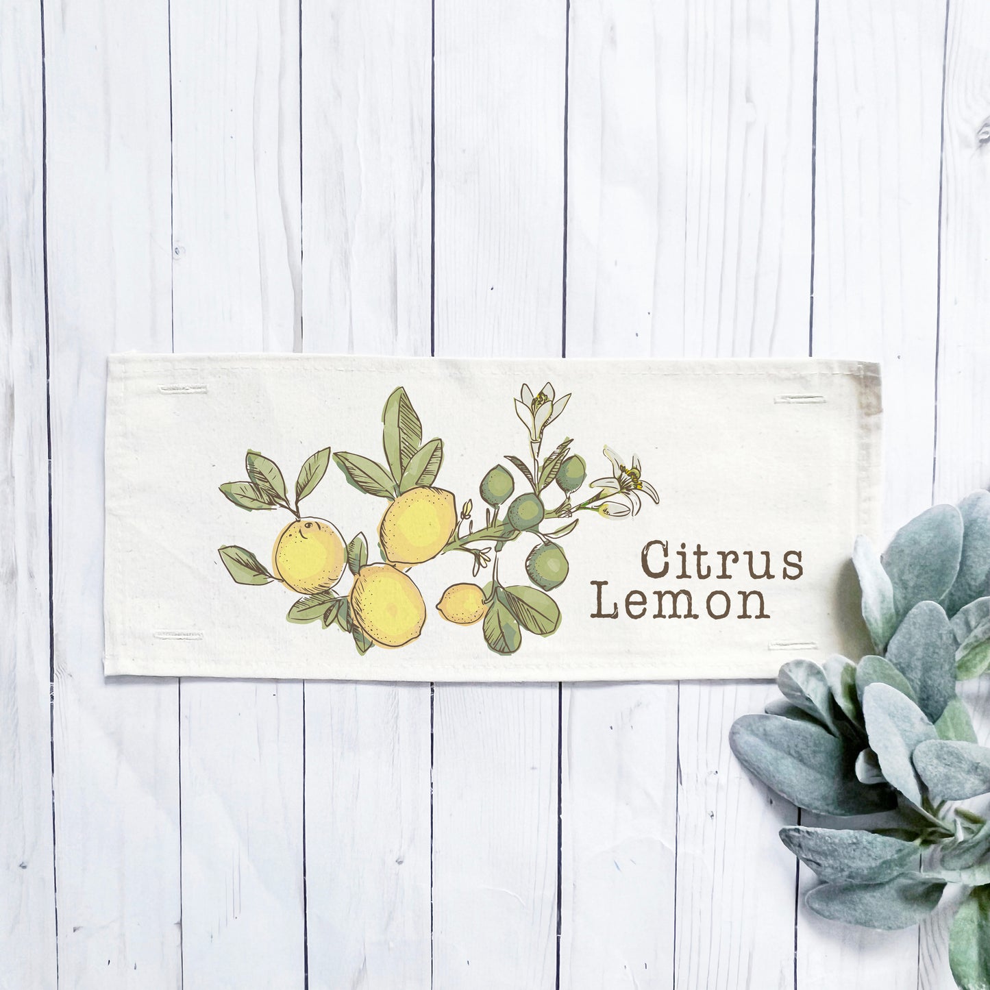 Botanical Panel: Summer;  Citrus Lemon