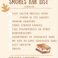 Tip Card: Easy Get Together Bon Fire Smores Bar Party List