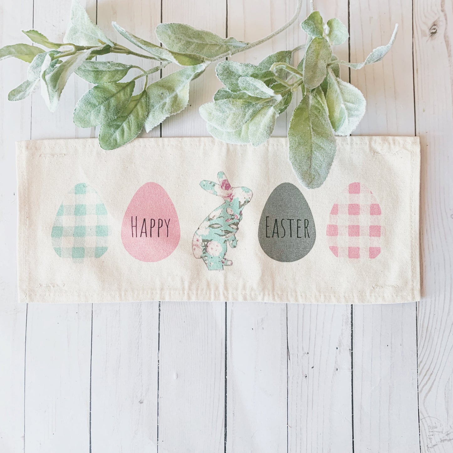 Holiday Panel: Spring, Pastel, Bunny, Buffalo Check, Gingham; EASTER EGGS