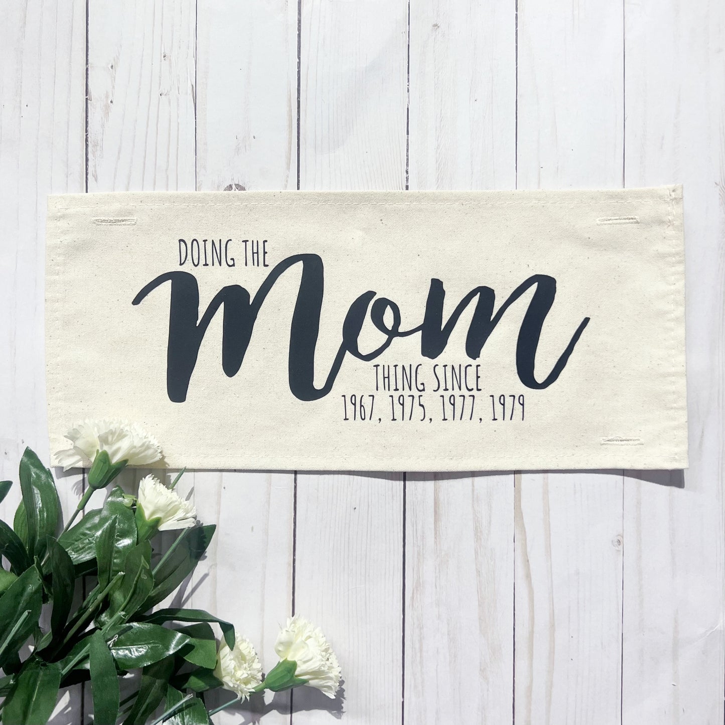 Custom Panel: Mom or Dad  {Leave year and parent in NOTES} Father Mother Day